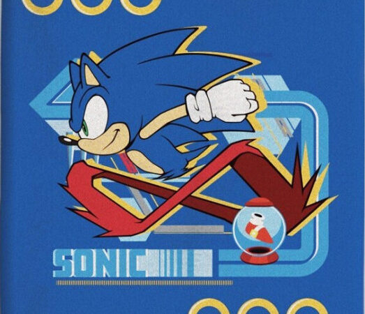 Κουβέρτα Sonic the Hedgehog φλις 100x140εκ.