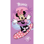 Πετσέτα μπάνιου Disney Minnie Surf, πετσέτα θαλάσσης 70x140cm (Γρήγορο στέγνωμα)