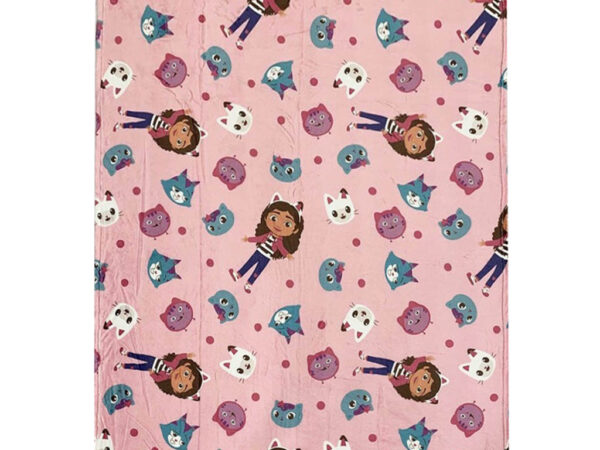 Κουβέρτα Gabby's Dollhouse Cats 110x150εκ.