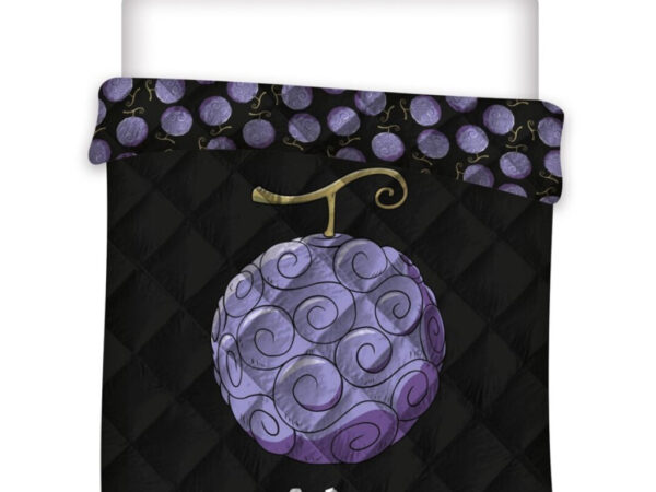 Καπιτονέ κάλυμμα κρεβατιού One Piece Devil Fruit, πάπλωμα 240x220εκ.