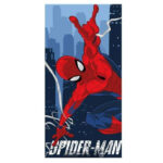 Πετσέτα μπάνιου Spiderman Urban, πετσέτα θαλάσσης 70x140cm (Γρήγορο στέγνωμα)