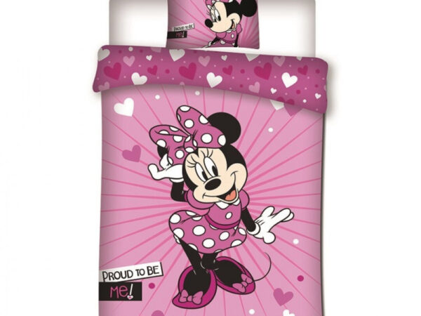 Σεντόνια Disney Minnie Proud 140x200cm, 63x63 cm από μικροΐνες