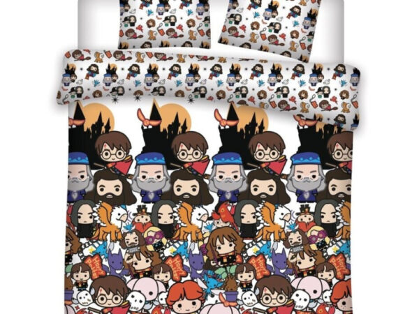 Διπλή παπλωματοθήκη Harry Potter Spellbound 200x200cm, 63x63 cm από μικροΐνες