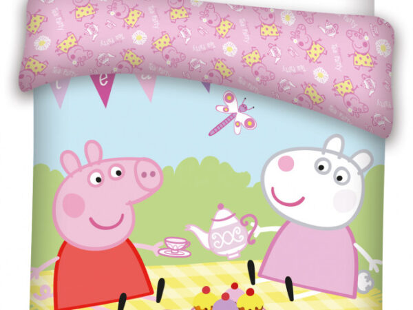 Σετ παιδικών κλινοσκεπασμάτων Peppa Pig 100-135 εκ., 40-60 εκ.