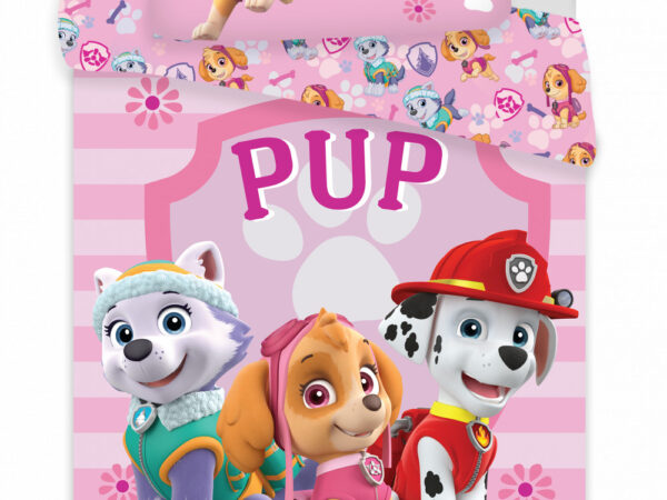 Σετ κλινοσκεπασμάτων Paw Patrol 140-200cm, 70-90cm από μικροΐνες