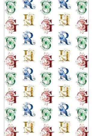 Σεντόνι με τα αρχικά του Χάρι Πότερ 90x200 εκ.