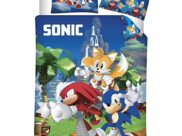Sonic the Hedgehog Speedy Dreams Παπλωματοθήκη 140x200cm, 70x90 cm
