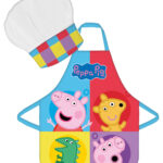 Σετ 2 τεμαχίων παιδικής ποδιάς Peppa Pig Team