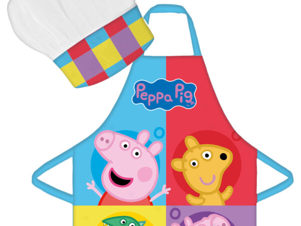 Σετ 2 τεμαχίων παιδικής ποδιάς Peppa Pig Team