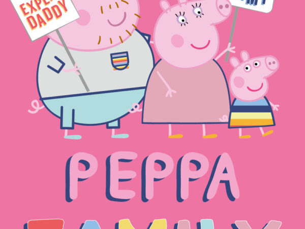 Κουβέρτα Peppa Pig Family Pink fleece 100x140εκ.