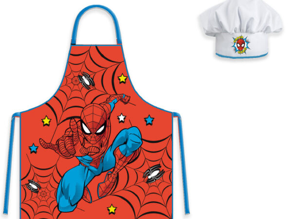 Παιδική ποδιά Spiderman Super Hero σετ 2 τεμαχίων