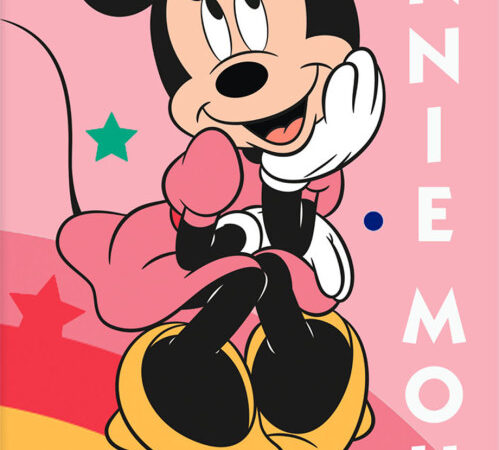 Πετσέτα μπάνιου Disney Minnie Rainbow Star, πετσέτα θαλάσσης 70x140 εκ.