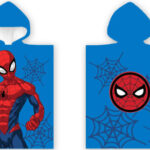 Πόντσο πετσέτας θαλάσσης Spiderman Webcraft 50x100 εκ.
