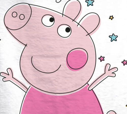 Πετσέτα μπάνιου Peppa Pig Snort, πετσέτα θαλάσσης 70x140εκ.