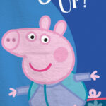 Πετσέτα μπάνιου Peppa Pig Surf, πετσέτα θαλάσσης 70x140εκ.