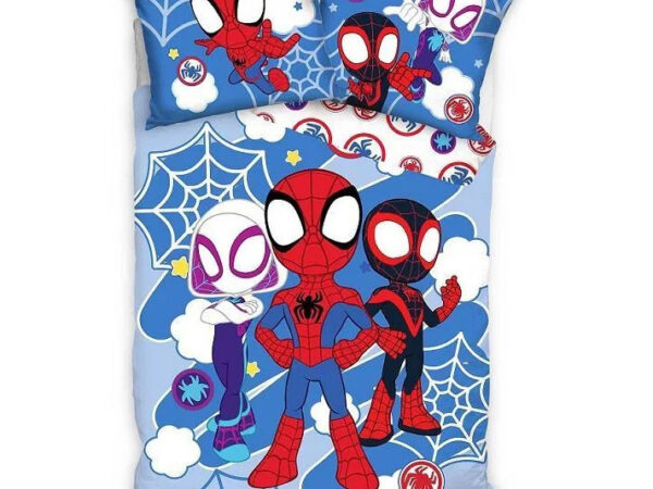 Παιδικό κάλυμμα κλινοσκεπάσματος Spiderman Spidey Light 100-135 cm, 40-60 cm