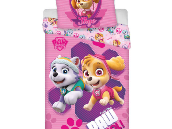 Σετ κλινοσκεπασμάτων Paw Patrol Call Skye 140-200cm, 70-90cm