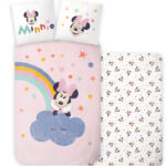 Σετ παιδικών κλινοσκεπασμάτων για νηπιαγωγείο Disney Minnie Dreamland 100-135 εκ., 40-60 εκ.