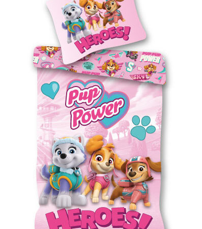 Σετ κλινοσκεπασμάτων Paw Patrol Heroes! 140-200 εκ., 70-90 εκ.