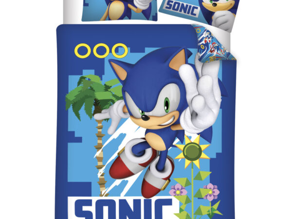 Παιδικά κλινοσκεπάσματα Sonic the Hedgehog Turbo 100-135 cm, 40-60 cm