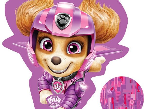 Μαξιλάρι σε σχήμα Paw Patrol Skye, διακοσμητικό 40*38 εκ.