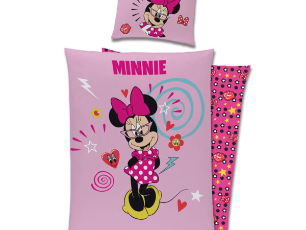 Σετ κλινοσκεπασμάτων Disney Minnie Chic 140-200 εκ., 70-90 εκ.