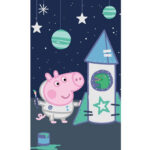 Πετσέτα χεριών/προσώπου Peppa Pig Space 30x50 εκ.