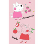 Πετσέτα χεριών/προσώπου Peppa Pig Fruits 30x50 εκ.