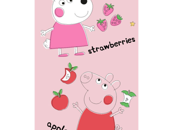 Πετσέτα χεριών/προσώπου Peppa Pig Fruits 30x50 εκ.