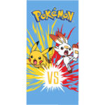 Πετσέτα μπάνιου Pokemon Scorbunny, πετσέτα θαλάσσης 70x140εκ.