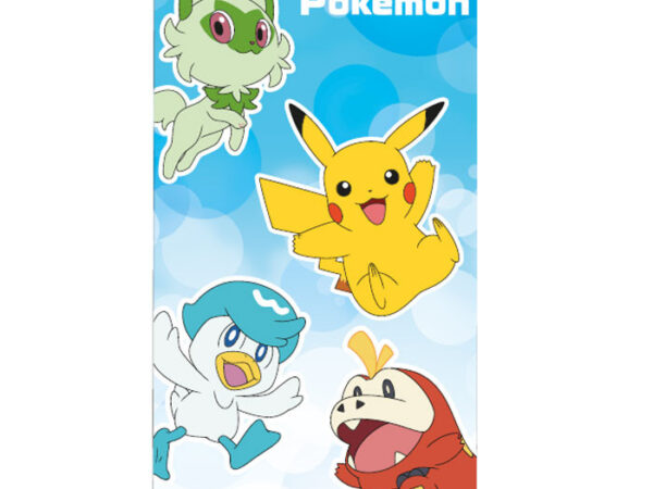 Πετσέτα μπάνιου Pokemon Generation 9, πετσέτα θαλάσσης 70x140εκ.