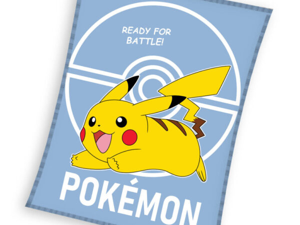 Κουβέρτα από φλις Pokémon Ready for Battle 110x140εκ.