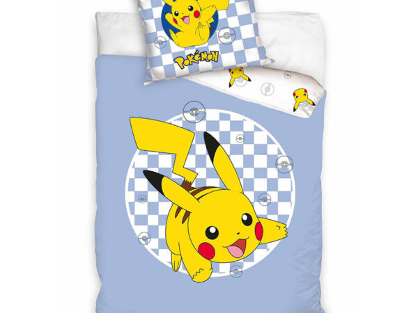 Pokemon Σετ κρεβατιού καρό 140 × 200 cm, 70 × 90 cm