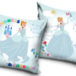 Διακοσμητικό μαξιλάρι Disney Princess Cinderella 40x40 εκ.