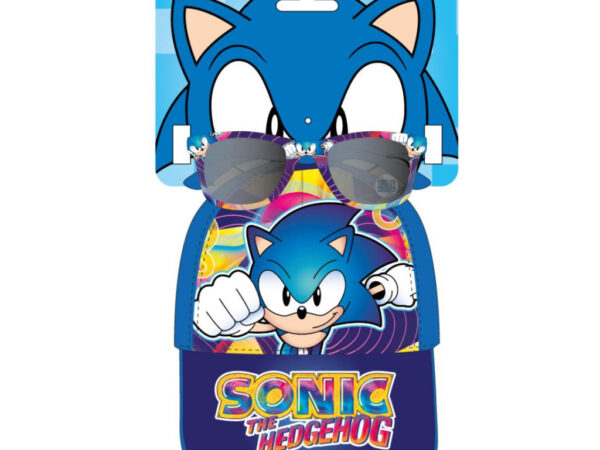 Σετ γυαλιών ηλίου και καπέλου μπέιζμπολ Sonic the Hedgehog