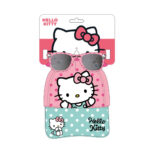 Σετ γυαλιών ηλίου και καπέλου μπέιζμπολ Hello Kitty