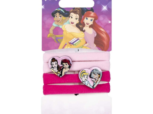 Σετ 4 λαστιχάκια μαλλιών Disney Princess