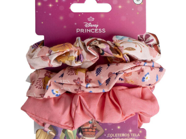 Σετ 3 λαστιχάκια μαλλιών Disney Princess