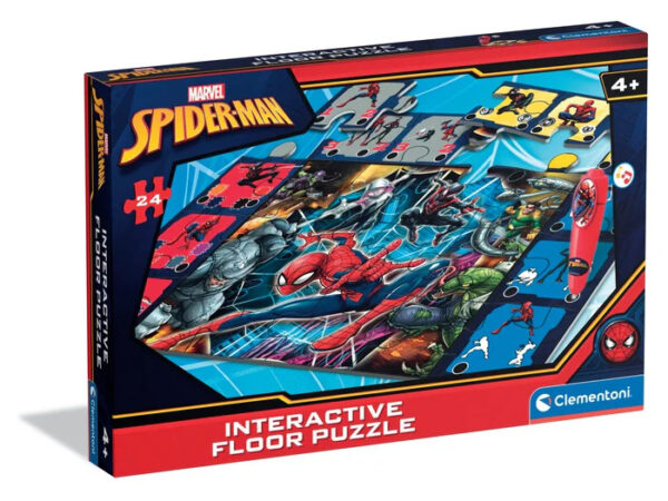 Διαδραστικό παζλ 24 τεμαχίων Spiderman Enemies Clementoni