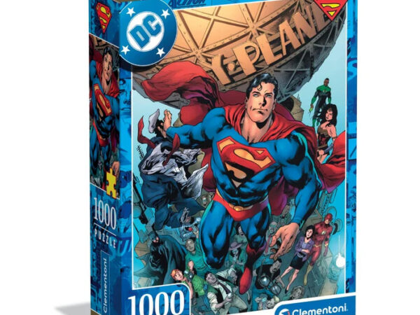 Συμπαγές παζλ 1000 τεμαχίων Superman Planet Clementoni