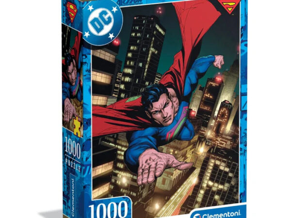 Συμπαγές παζλ 1000 τεμαχίων Superman Night Clementoni