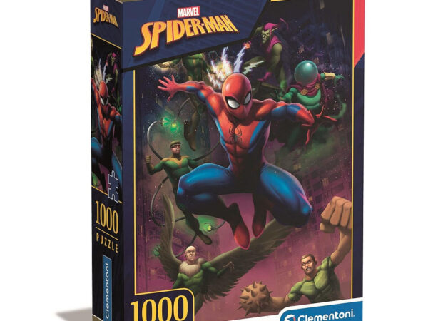 Συμπαγές παζλ Spiderman 1000 τεμαχίων Clementoni