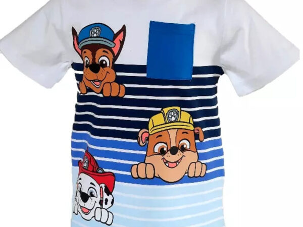 Παιδικό κοντομάνικο μπλουζάκι Paw Patrol, 98-128 εκ.