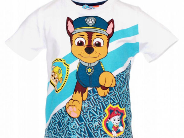 Παιδικό κοντό μπλουζάκι Paw Patrol, τοπ 98-128 εκ.