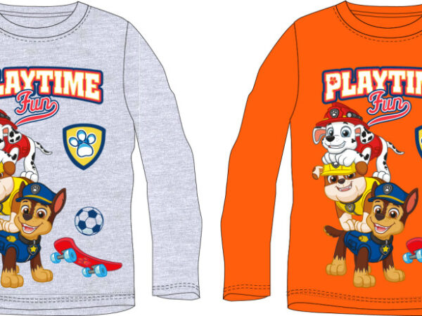 Παιδική μπλούζα μακρυμάνικη Paw Patrol Playtime, 98-128 εκ.