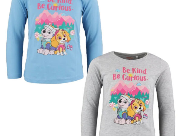 Παιδικό μακρύ μπλουζάκι Paw Patrol Be Kind, τοπ 98-128 εκ.