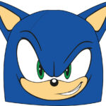 Παιδικό σκουφάκι Sonic the Hedgehog 52-54 εκ.