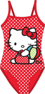 Παιδικό μαγιό Hello Kitty κόκκινο, κολύμβησης 104-134 cm - Image 2