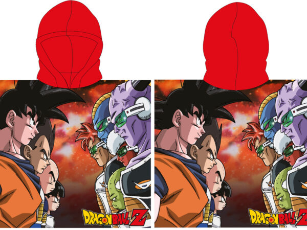 Πόντσο πετσέτας θαλάσσης Dragon Ball Combat 55x110cm (Γρήγορο στέγνωμα)