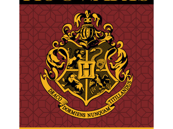 Κουβέρτα από κοραλλιογενές φλις με το έμβλημα του Χάρι Πότερ 120x150εκ.